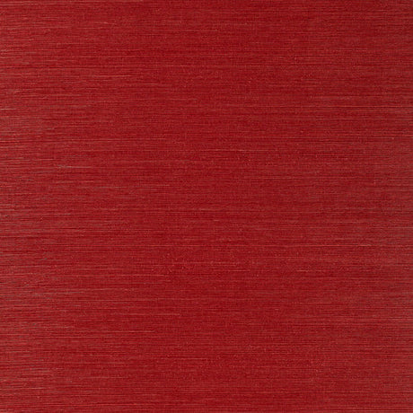 OSAN SISAL red natural grasscloth wallpaper in a living room interior by Schumacher