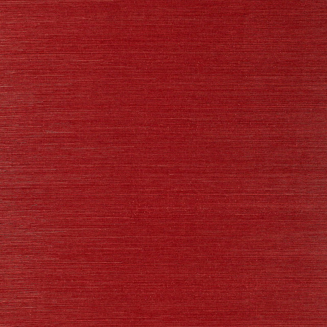 OSAN SISAL red natural grasscloth wallpaper in a living room interior by Schumacher