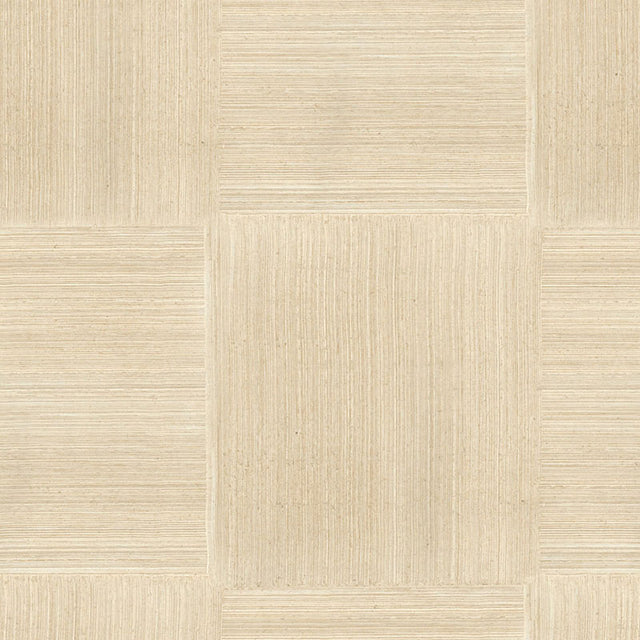Sienna Gesso Bisque handcrafted wallcovering by Schumacher in a neutral textured pattern