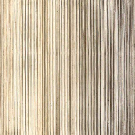 Rimini Rib Aged Pewter handcrafted metallic ribbed wallcovering by Schumacher