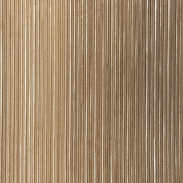 Rimini Rib Sable handcrafted metallic ribbed wallcovering by Schumacher
