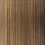 Rimini Rib wallcovering in Burnished Bronze with a pronounced corded texture and metallic sheen.