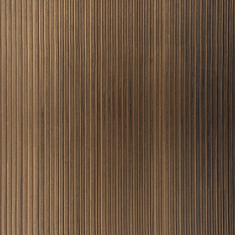 Rimini Rib wallcovering in Burnished Bronze with a pronounced corded texture and metallic sheen.