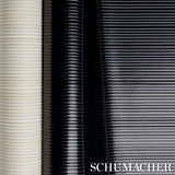 Rimini Rib Onyx Handcrafted Wallcovering – Schumacher 529910