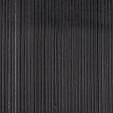 Rimini Rib Onyx handcrafted wallcovering with pronounced corded texture by Schumacher, shown in a modern kitchen setting.