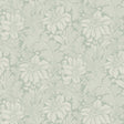 Acanthus Garden wallpaper in sage by Boråstapeter for Schumacher, featuring elegant floral and leaf motifs in a classic, soothing design.