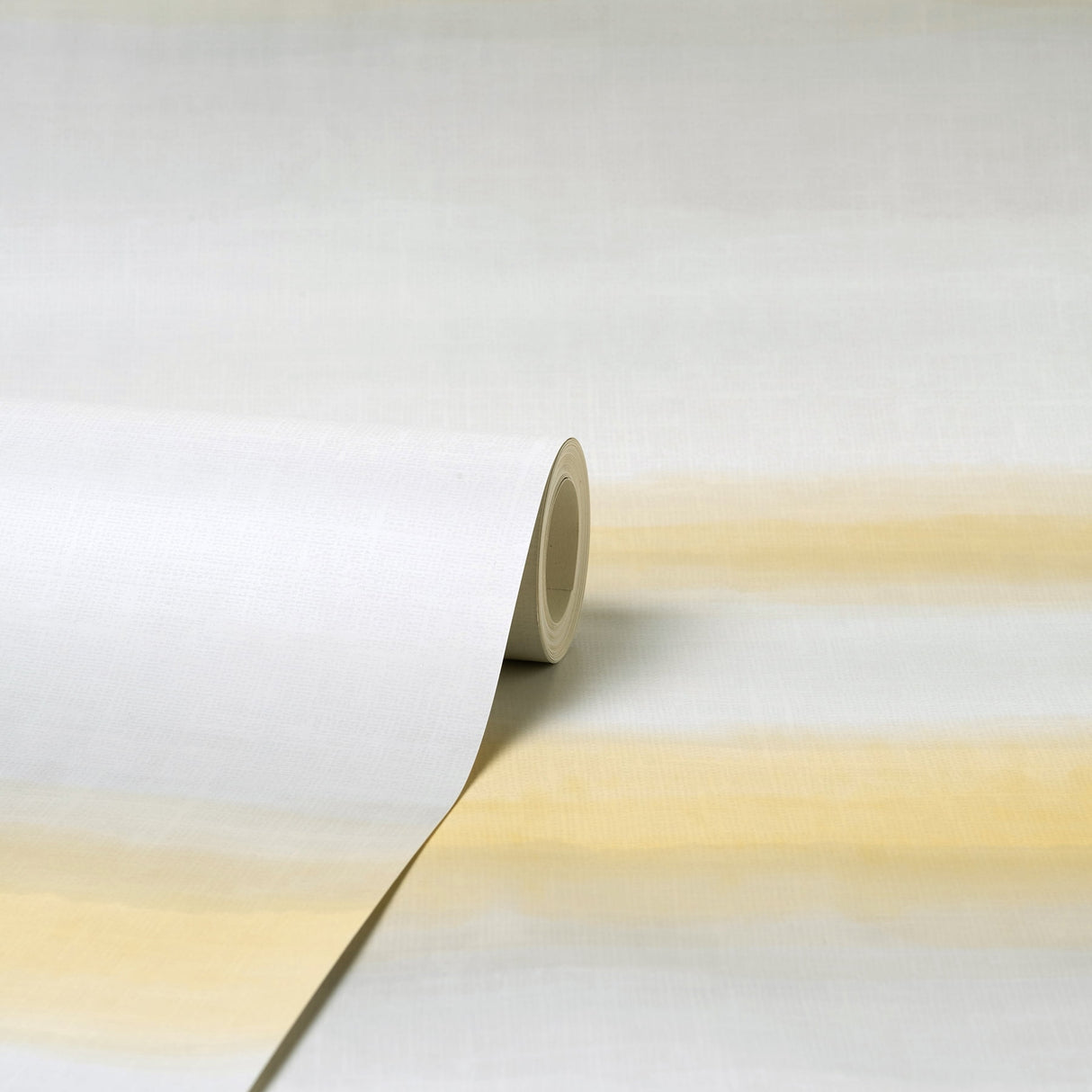 Freya Yellow by Fine Decor Washed Stripe Wallpaper – Brewster FD43779
