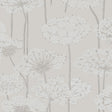 Ingrid in Natural by Boråstapeter, delicate Queen Anne's lace floral wallpaper, Scandinavian design, Schumacher 5478