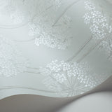 Ingrid Mineral by Boråstapeter Delicate Queen Anne's Lace Wallpaper – Schumacher 5480