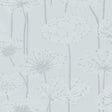 Ingrid Mineral wallpaper by Boråstapeter for Schumacher, featuring delicate Queen Anne's lace in a soft mineral colorway.