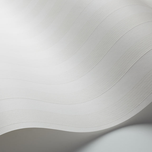 Carl Ivory Striped Wallpaper by Boråstapeter – Schumacher 5488