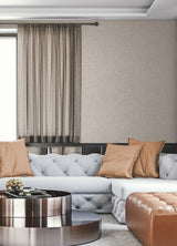 Gunny Sack Texture Taupe Wallpaper