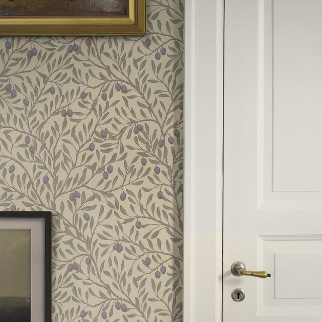 Olivträd Leaf and Natural by Boråstapeter Botanical Wallpaper – Schumacher 5704