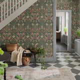 Örtagård Spruce and Midnight by Boråstapeter Botanical Wallpaper – Schumacher 5721