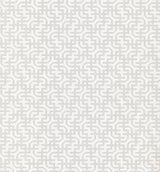 Dynastic Lattice White Wallpaper