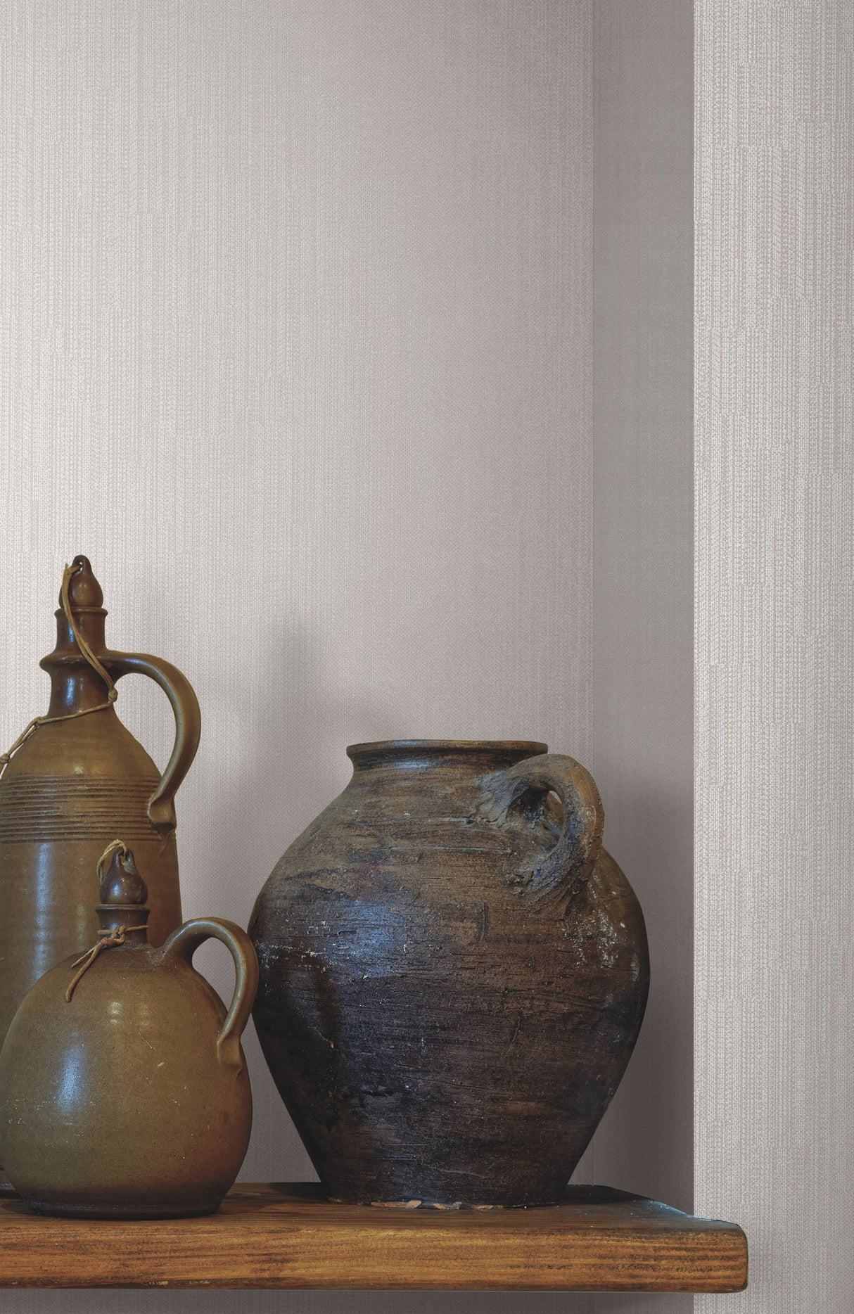 Weekender Weave White Wallpaper