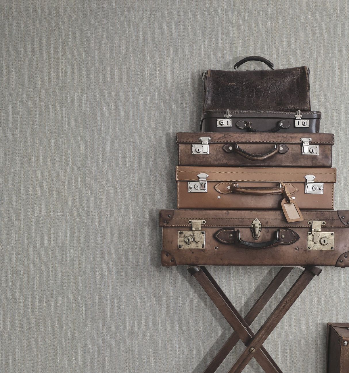 Weekender Weave Grey Wallpaper