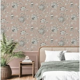 Juliette Light Pink by Fine Decor Jacobean Wallpaper – Brewster Home Fashions FD43451