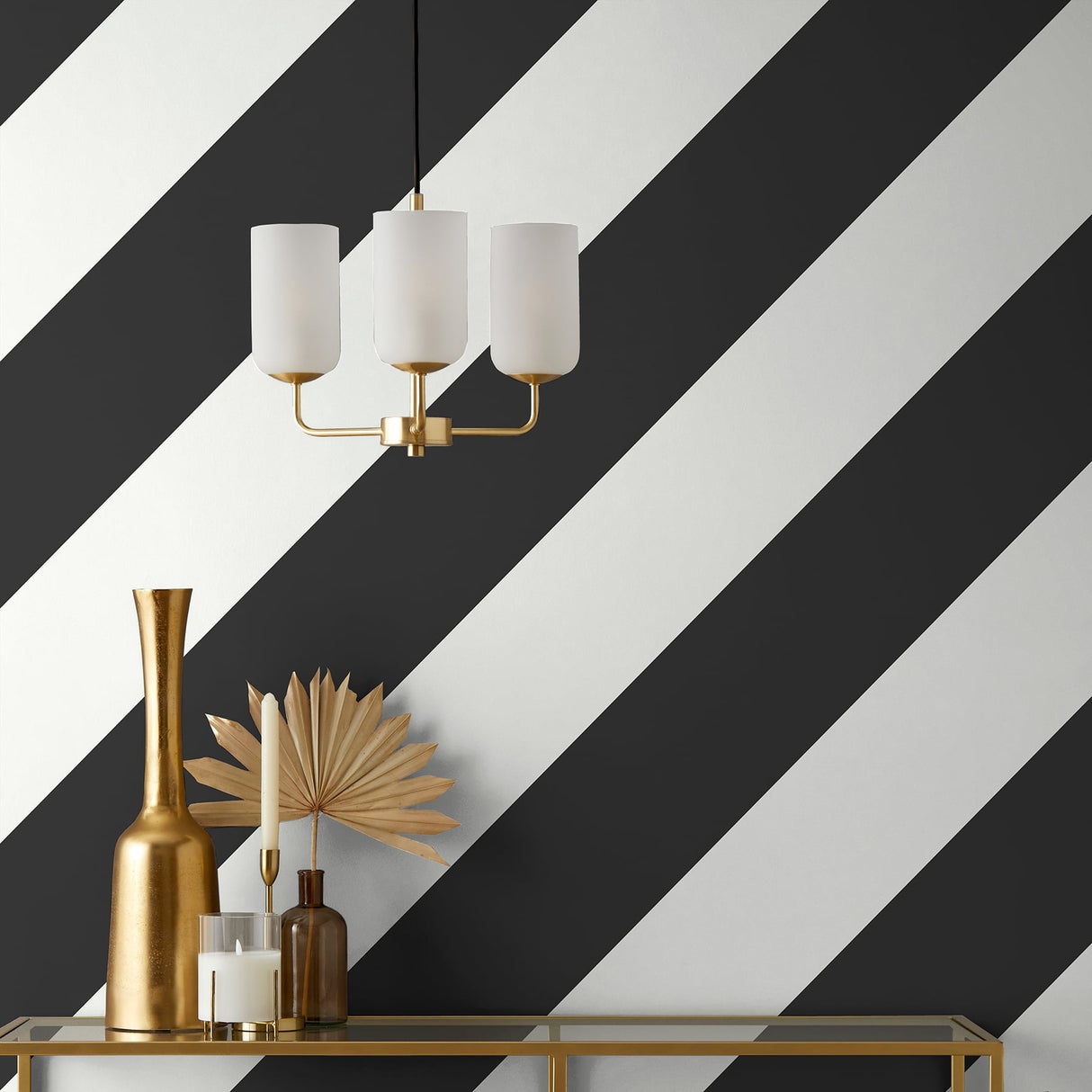 Zander Black by Fine Decor Modern Diagonal Wallpaper – Brewster Home Fashions FD43804