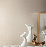 Gesso Weave Ivory Wallpaper
