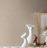 Gesso Weave Sand Wallpaper