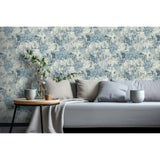 Sergio Blue by Arthouse Abstract Texture Wallpaper – Brewster Home Fashions AH100192AH