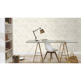 Galner Ivory by Rasch Leaves Wallpaper- Brewster Home Fashions RH720525