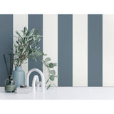 Tavish Blue by Fine Decor Stripe Wallpaper – Brewster Home Fashions FD43458