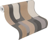 Derain Charcoal by Rasch Geometric Wallpaper – Brewster Home Fashions RH330533