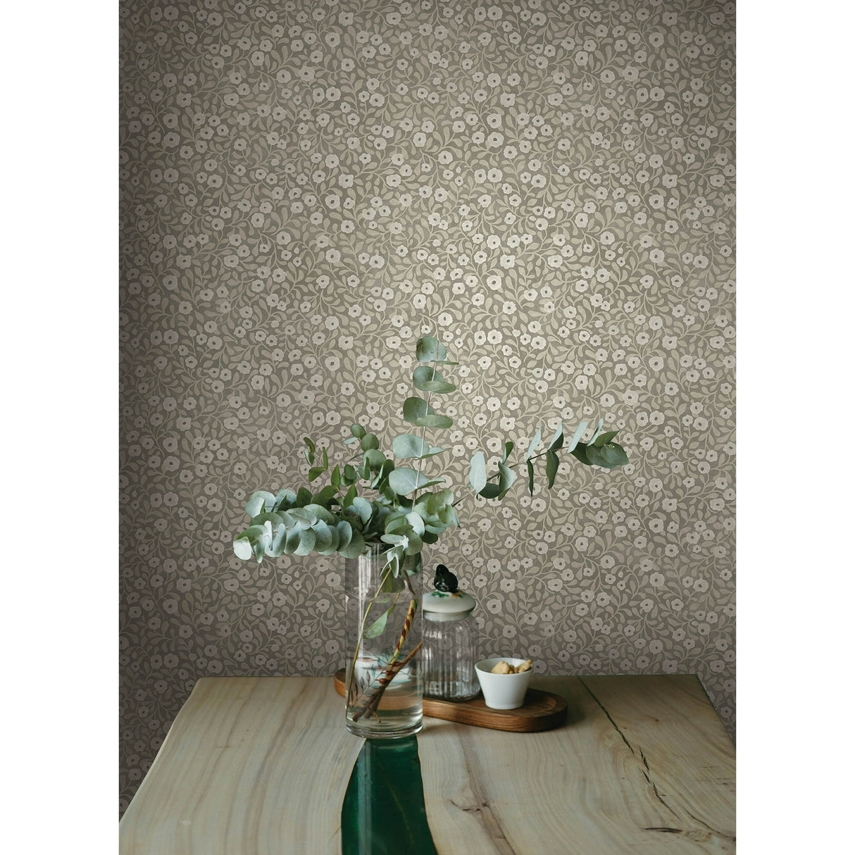 Poppy Trail Grey by Chesapeake Floral Wallpaper – Brewster Home Fashions 4169-83131