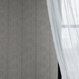 Geo Tribe Pewter by Boråstapeter Geometric Maze Wallpaper – Schumacher 6478