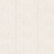 Geo Tribe Pearl by Boråstapeter maze-like geometric wallpaper pattern in neutral tones
