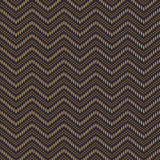 Chevron Dots wallpaper in brown and gold by Boråstapeter for Schumacher, featuring a chic zigzag dot pattern.