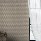 Chevron Dots Silver by Boråstapeter Chic Wavy Geometric Wallpaper – Schumacher 6484