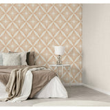 Denver Rust by Fine Decor Starburst Wallpaper – Brewster Home Fashions FD43748