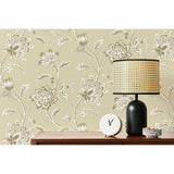 Juliette Light Yellow by Fine Decor Jacobean Wallpaper – Brewster Home Fashions FD43452