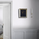 Shirt Stripe White by Boråstapeter Classic Vertical Stripe Wallpaper – Schumacher 6856