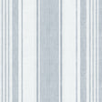 Linen Stripe blue wallpaper by Boråstapeter for Schumacher, classic vertical stripe pattern, Scandinavian style