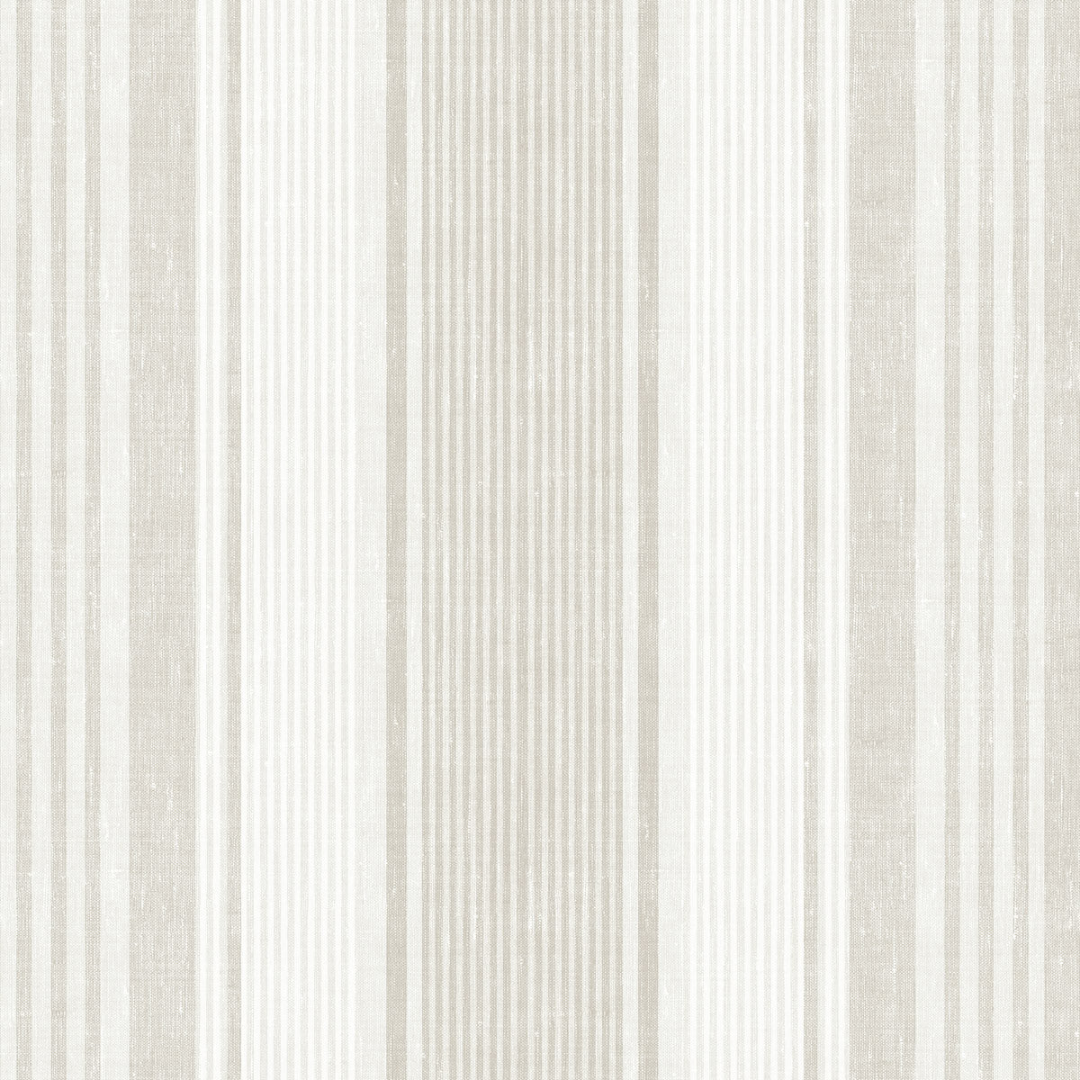 Linen Stripe wallpaper in natural by Boråstapeter for Schumacher, classic vertical stripe design in neutral tones.