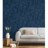 Dacre Dark Blue by Fine Decor Floral Wallpaper – Brewster FD42690