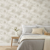 Frida Neutral by Fine Decor Textured Palm Wallpaper – Brewster Home Fashions FD43788
