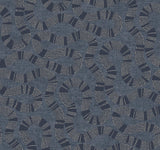 Antonina Vella Ophidia Navy non woven wallpaper pattern detail