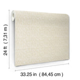Thatched Taupe by Antonina Vella Sisal Grasscloth Wallpaper – York Designer Series AB3041