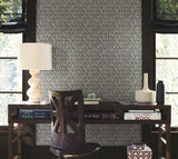 Thatched Black by Antonina Vella Sisal Grasscloth Wallpaper – York Designer Series AB3042