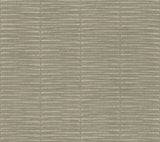 Antonina Vella Iringa wallpaper in sage green with a woven-thatch inspired linear texture.