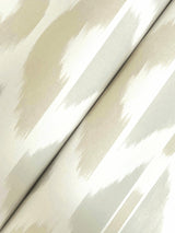 Patan Beige by Antonina Vella Ikat Geometric Non Woven Wallpaper – York Designer Series AB3093