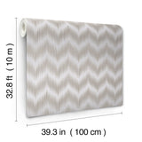 Ande Pale Blue by Missoni Chevron Wallpaper – York Designer Series MI10512