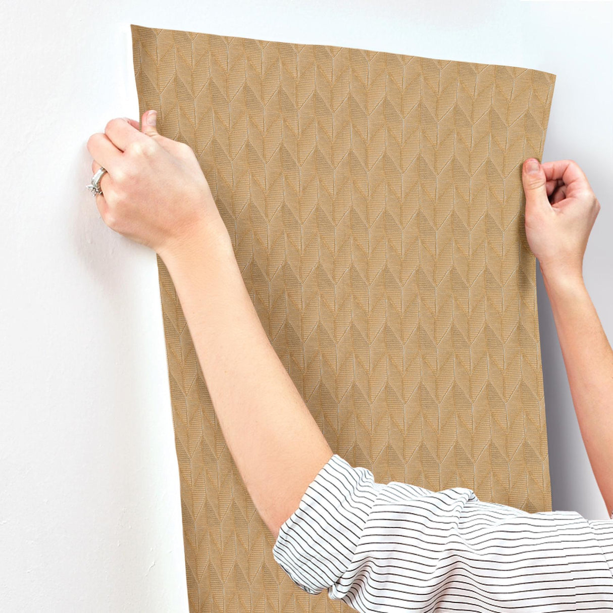 Sestriere Copper by Missoni Chevron Wallpaper – York Designer Series MI10555