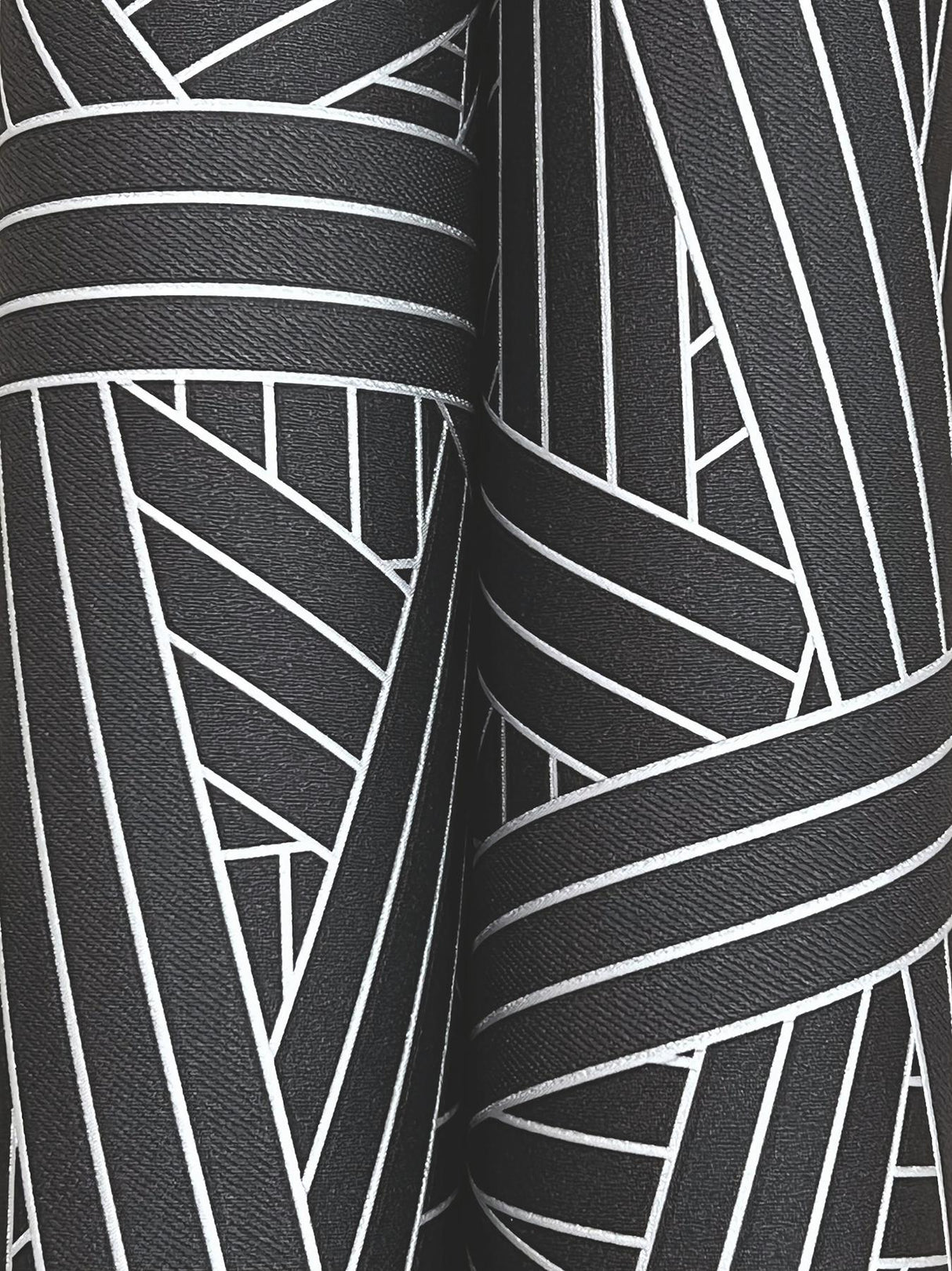 Nastri Black by Missoni Geometric Wallpaper – York Designer Series MI10564