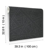 Nastri Black by Missoni Geometric Wallpaper – York Designer Series MI10564